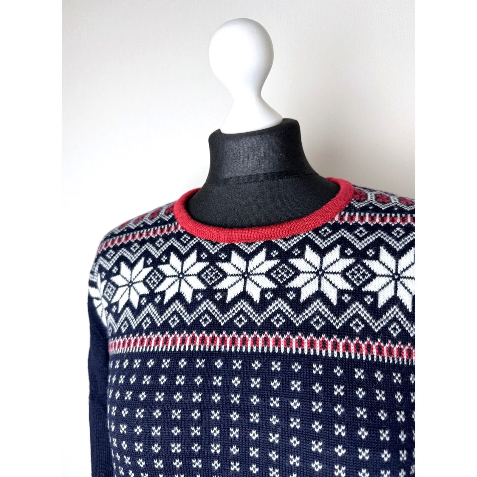 Dale Of Norway Dale of Norway Jumper Womens Pullover Size M 100% Merino Wool Multicoloured Round Neck Knit Shirt Womens Size M / US 6-8 / IT 42-44 - 2 Thumbnail