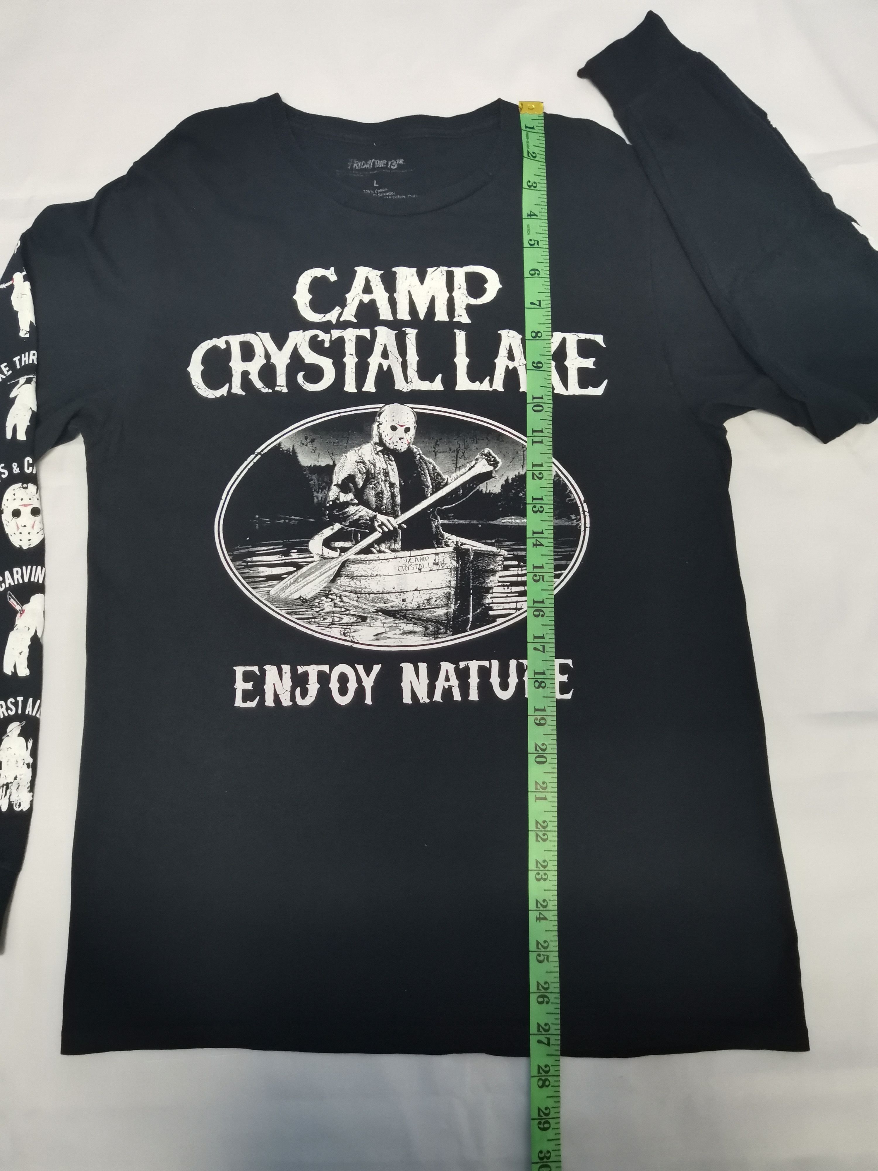 Expert Horror Friday the 13th Horror Movie Series Long Sleeve Jason Freddy Size US M / EU 48-50 / 2 - 6 Thumbnail