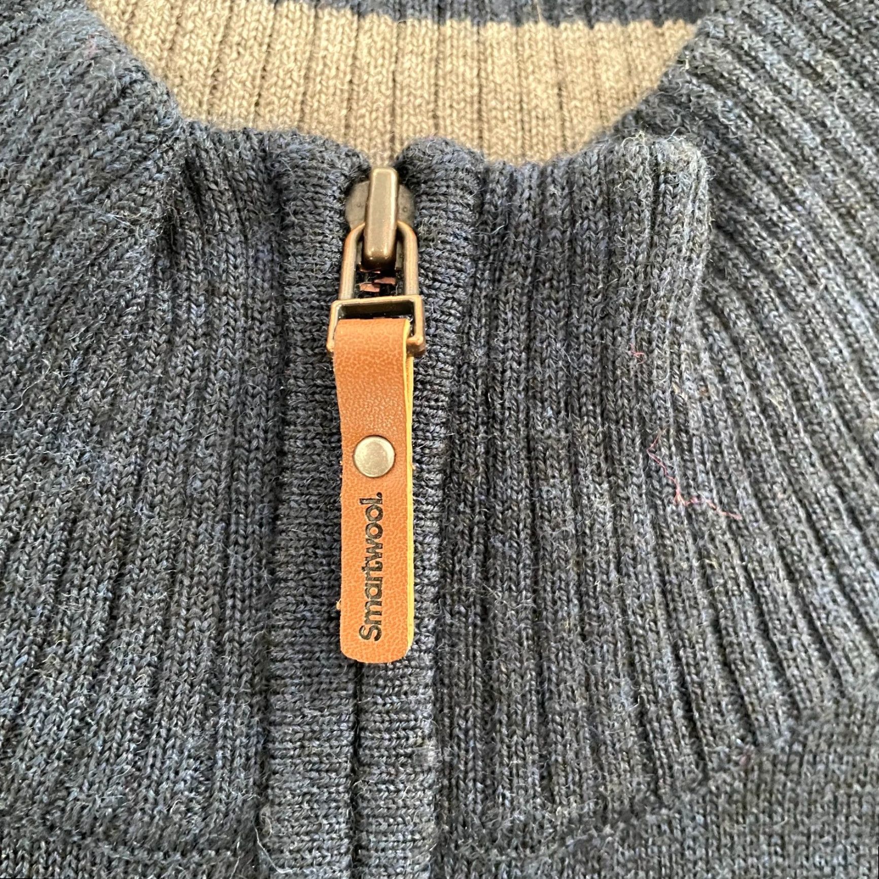 Smartwool SmartWool Sweater Adult XL Blue Kiva Ridge Half Zip Merino Wool Blend Pullover Size US XL / EU 56 / 4 - 5 Thumbnail