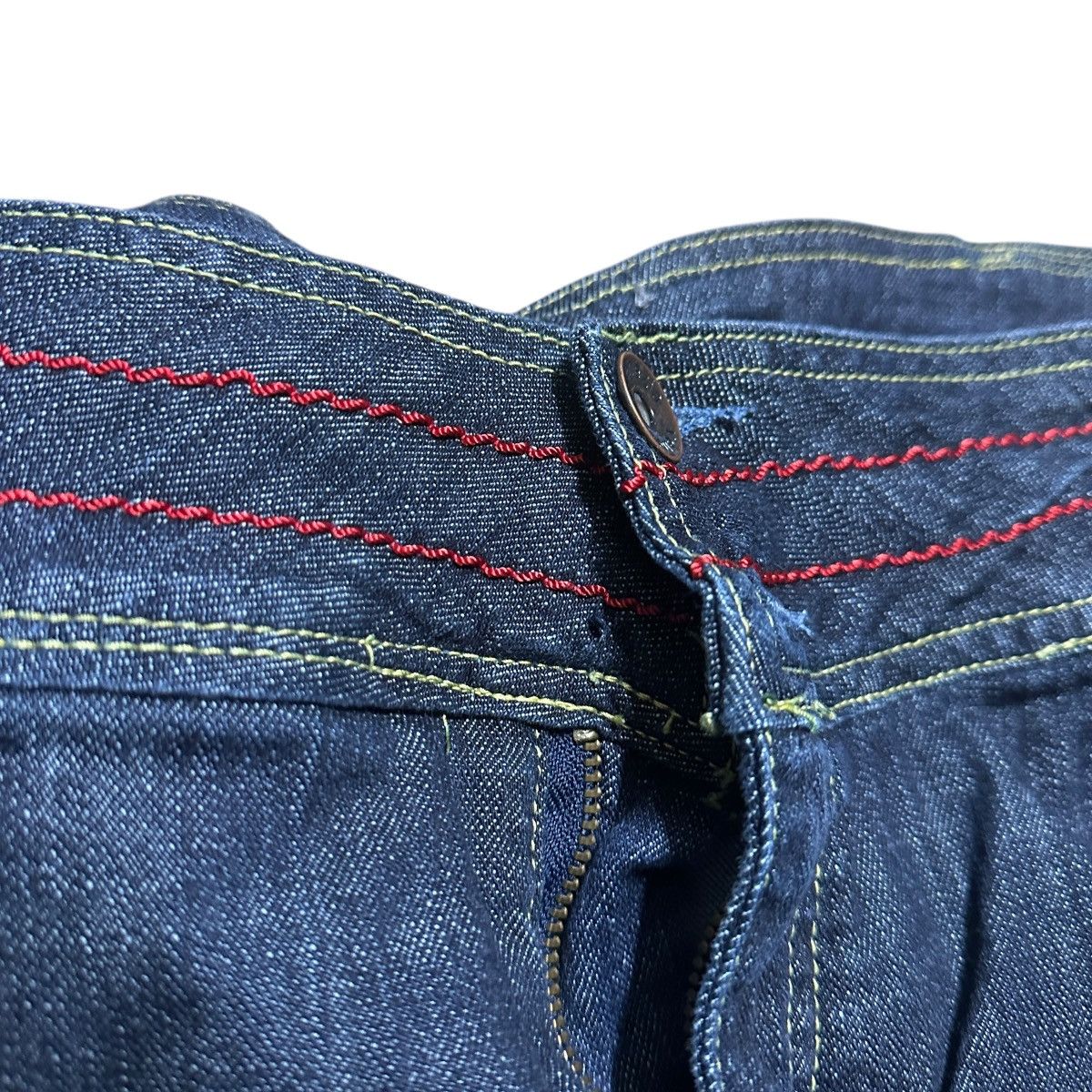 Barena Venezia Women’s Y2K Venezia Blue Denim Trendy Skirt Size 42" / US 20 - 7 Thumbnail