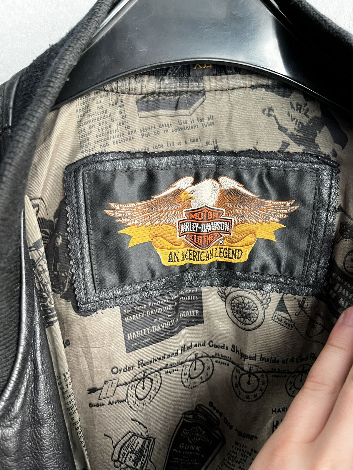 Harley Davidson × Vintage Harley Davidson leather jacket vintage Size US L / EU 52-54 / 3 - 18 Thumbnail