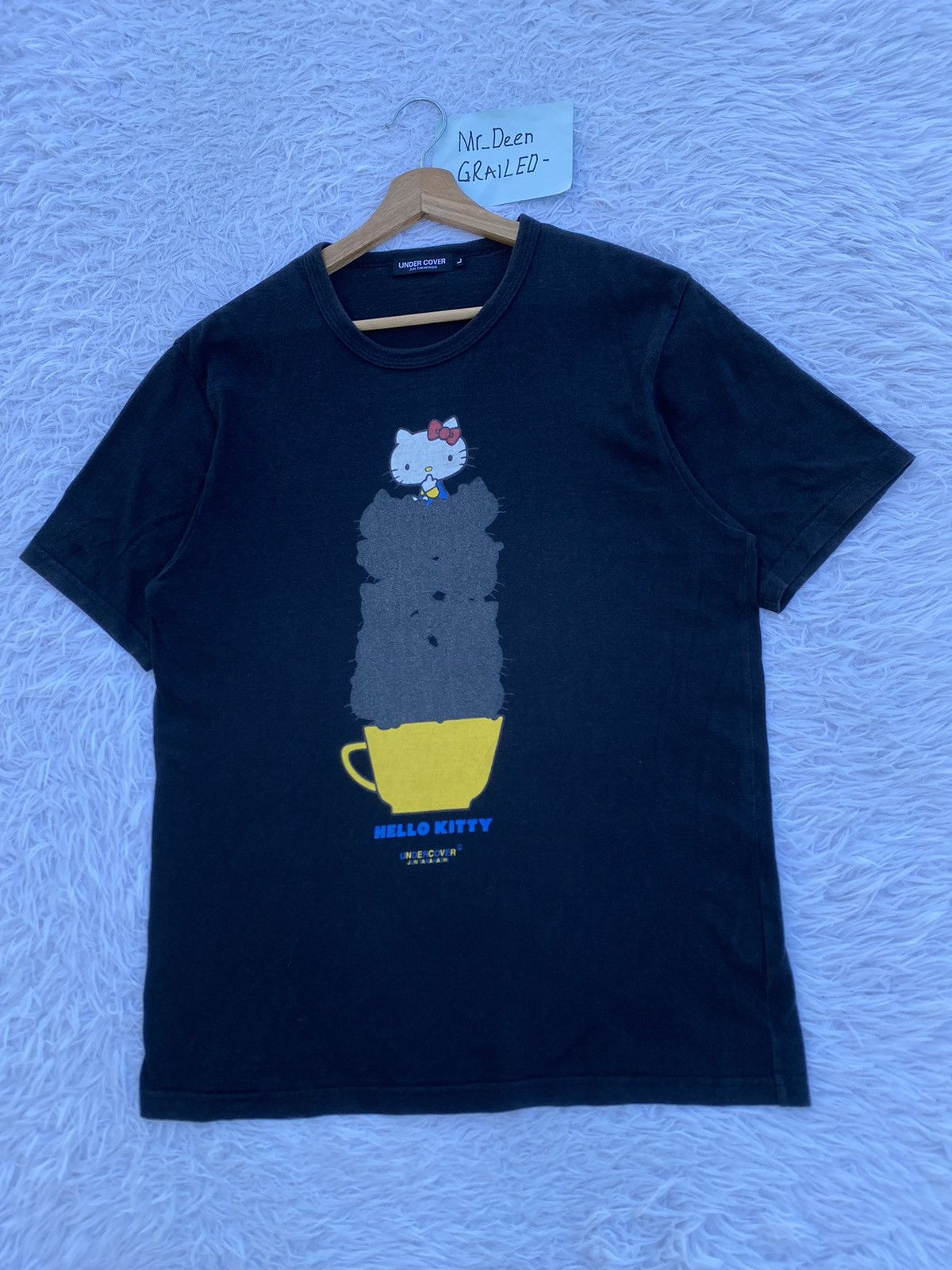 Undercover Rare Undercover by Jun Takahashi x Hello Kitty Black Tshirt Size US M / EU 48-50 / 2 - 4 Thumbnail