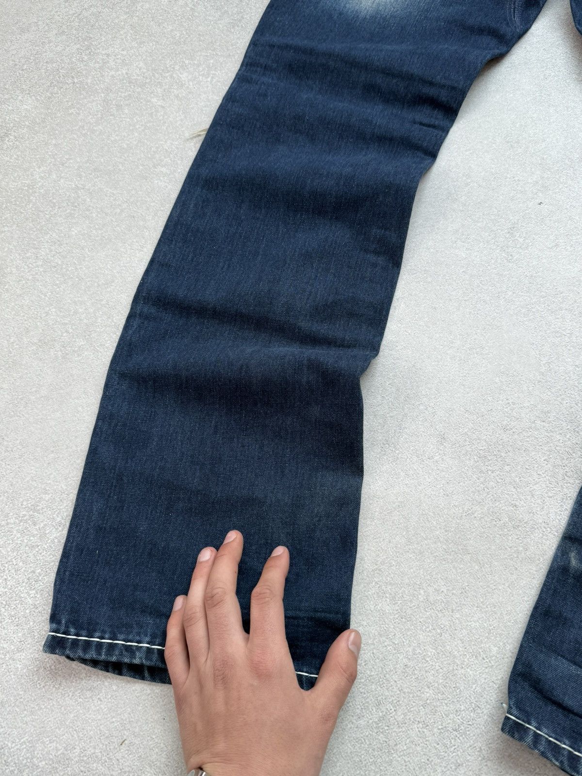 True Religion True Religion Men’s Distressed Slim Jeans Dark Wash Ripped Size US 33 - 11 Thumbnail