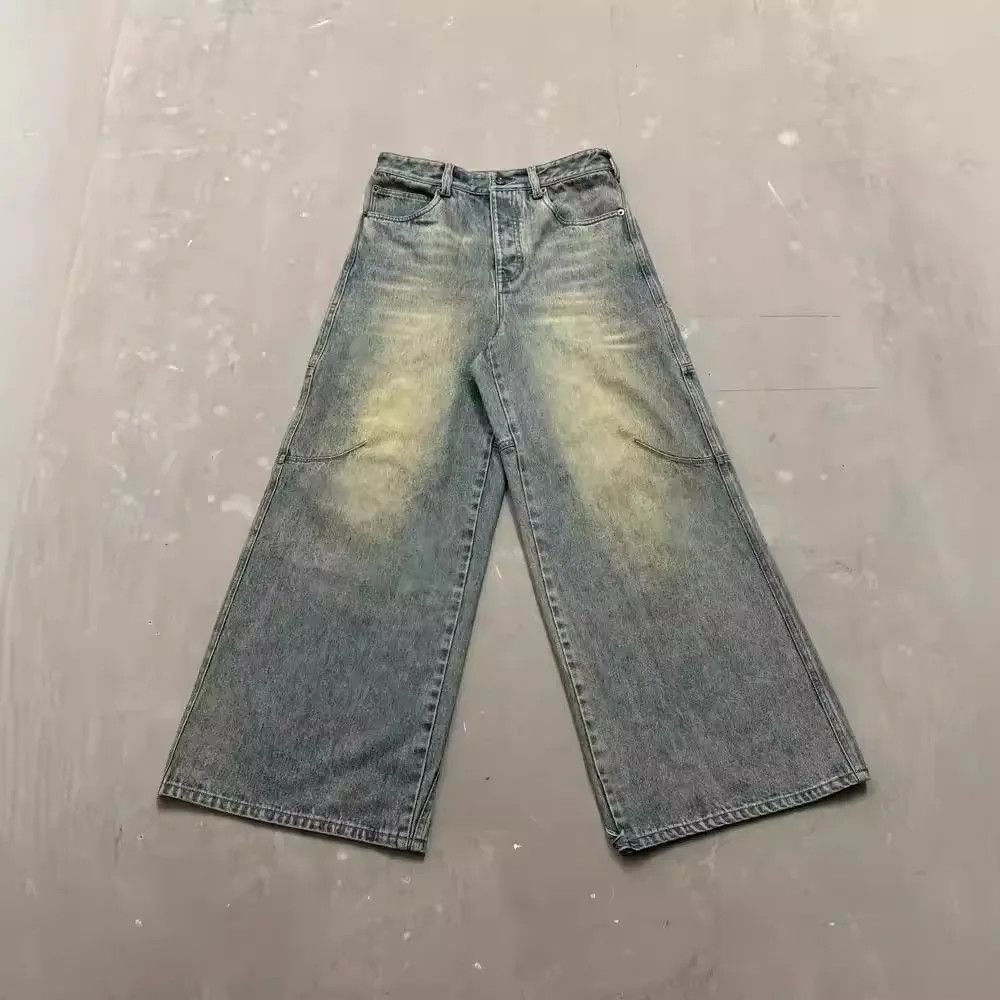 Japanese Brand × Jean Washed Black Retro Baggy Jeans Size US 34 / EU 50 - 2 Thumbnail