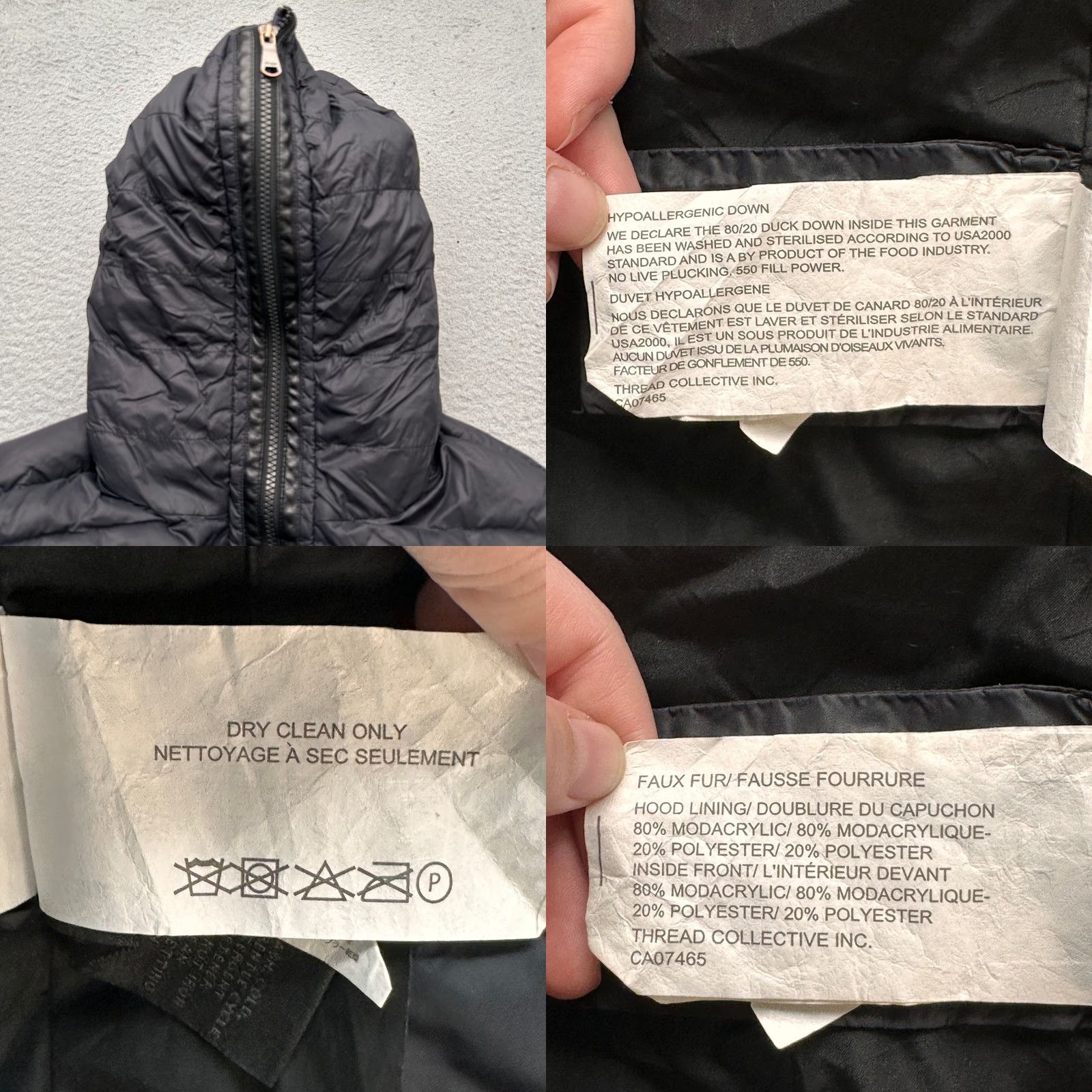 Pajar Pajar Canada Lyvien Packable Light Weight Puffer Coat Jacket Womens Small Black Hooded Long Zip Size S / US 4 / IT 40 - 9 Thumbnail