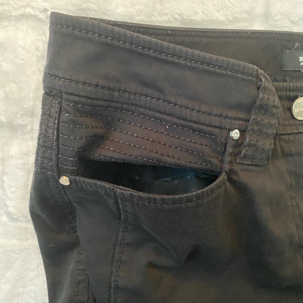 White House Black Market White House black market Noir women 8 crop pants w/zipper ba Size 30" / US 8 / IT 44 - 3 Thumbnail