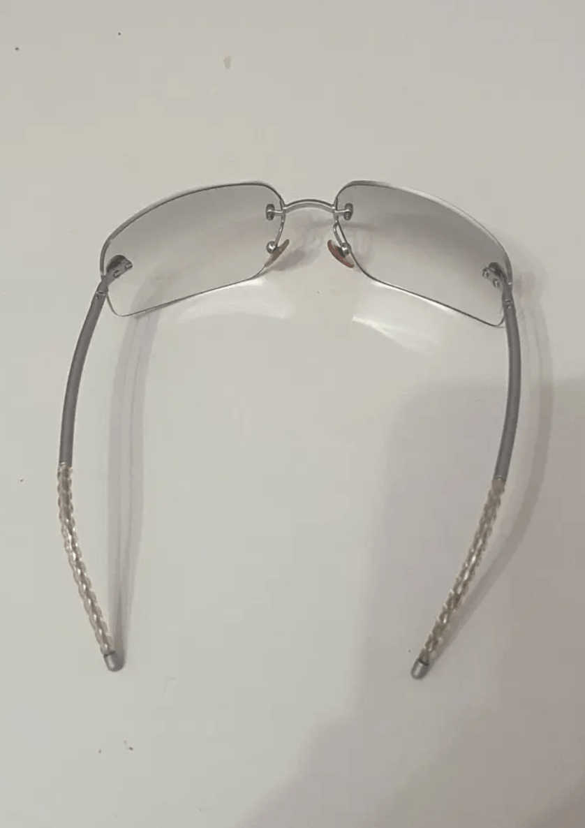 Chanel × Vintage CHANEL SUNGLASSES 4035 LOGO ICONIC 4017 Mask RI967 Size ONE SIZE - 3 Thumbnail