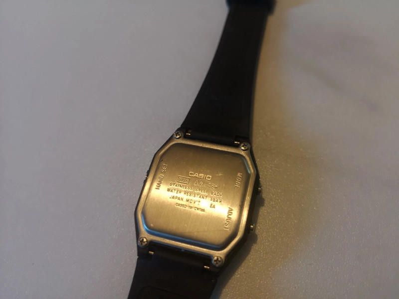 Casio Casio gold dial black plastic strap watch Size ONE SIZE - 6 Thumbnail