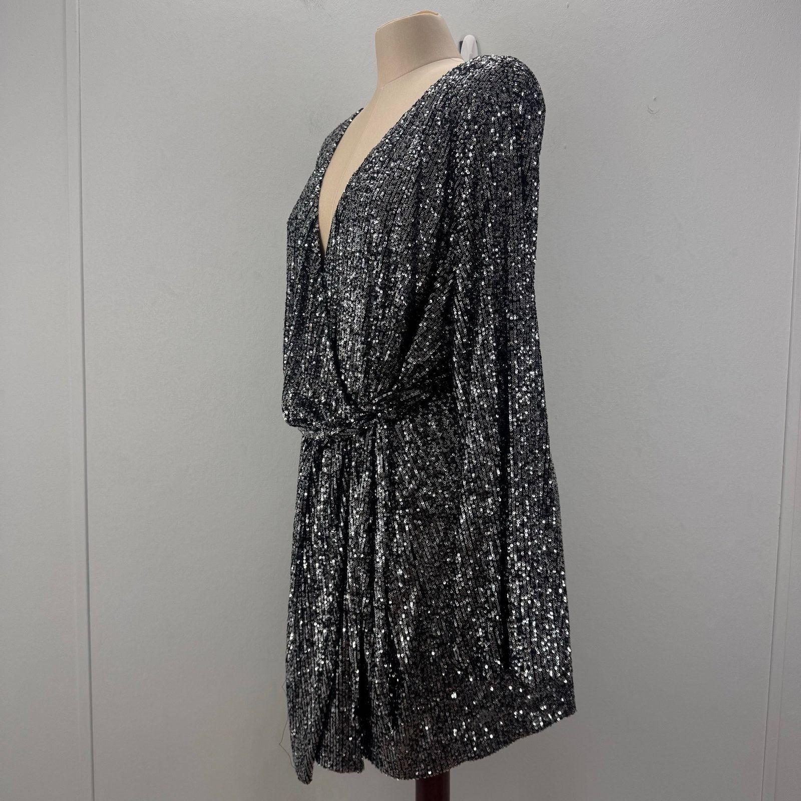 Marina Rinaldi Marina Rinaldi Festivo Sequin Wrap Top Plus 22 Event Party Size 3XL / US 20-22 - 5 Thumbnail