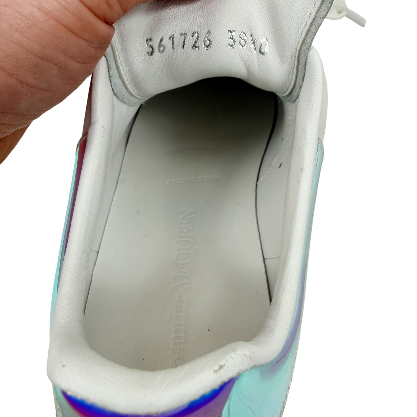 Alexander McQueen Alexander Mcqueen Oversized Pearlescent Sneakers Shock Pink Size US 8.5 / IT 38.5 - 9 Thumbnail