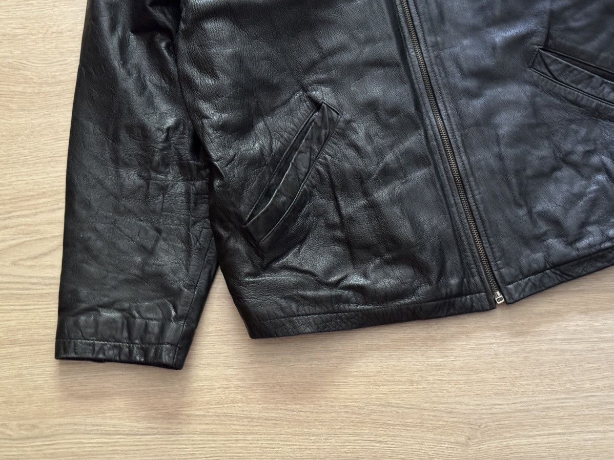 Genuine Leather Vintage 00’s Enjoy y2k Genuine Leather Moto Racing Jacket Size US M / EU 48-50 / 2 - 3 Thumbnail