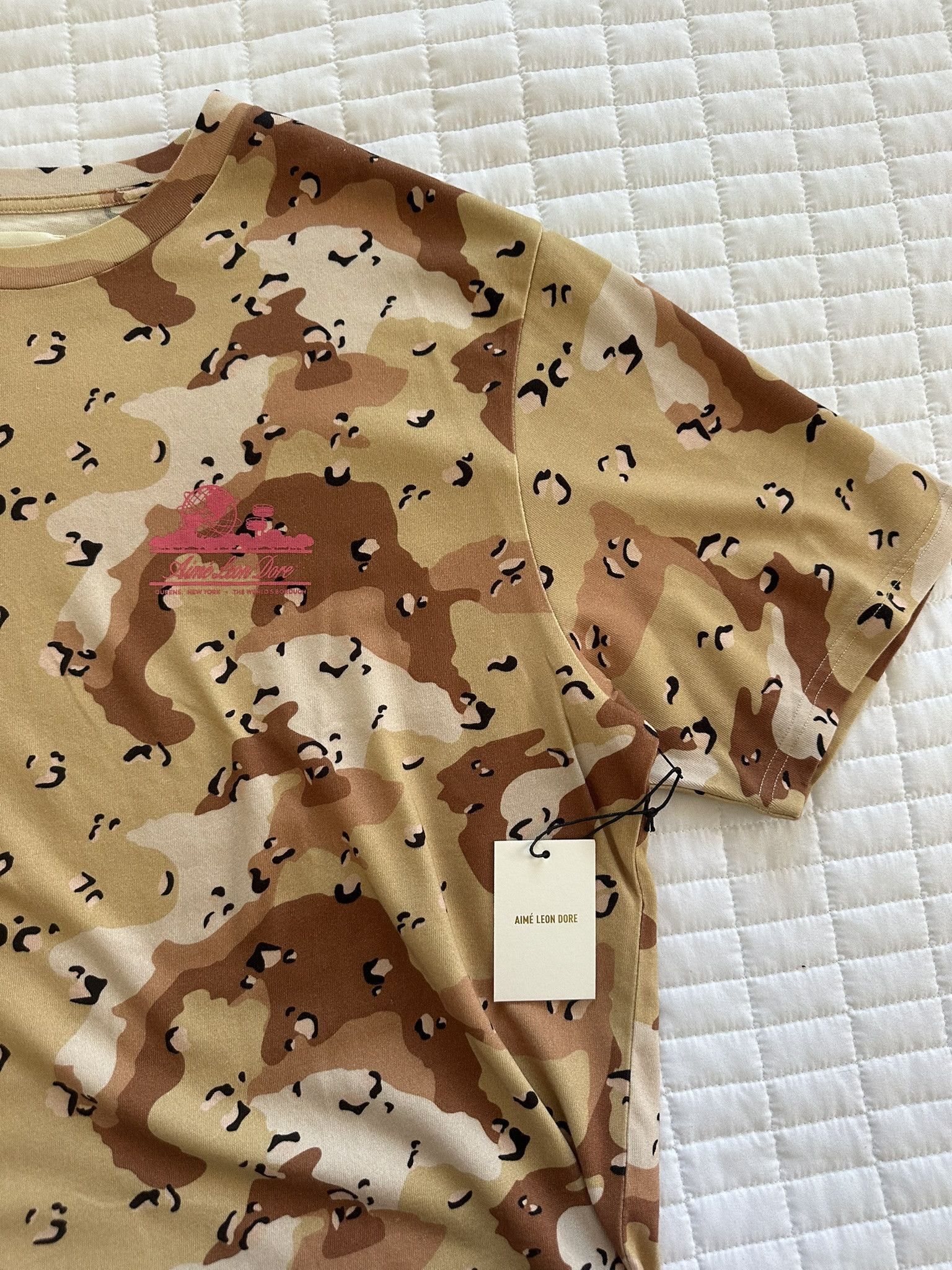 Aime Leon Dore Aime Leon Dore Unisphere Desert Camo Short Sleeve T-Shirt Size US XXL / EU 58 / 5 - 3 Thumbnail