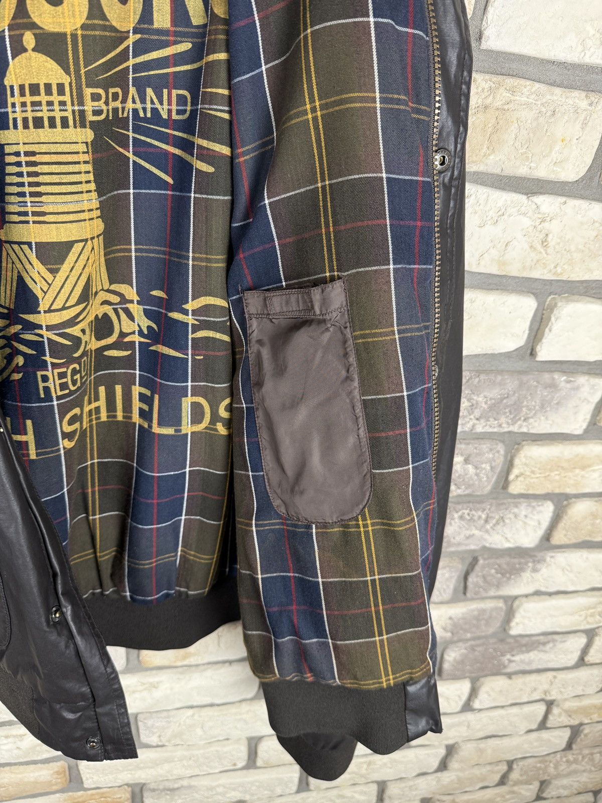 Barbour × Designer Very rare Barbour international wax waxed jacket bomber Size US XL / EU 56 / 4 - 5 Thumbnail