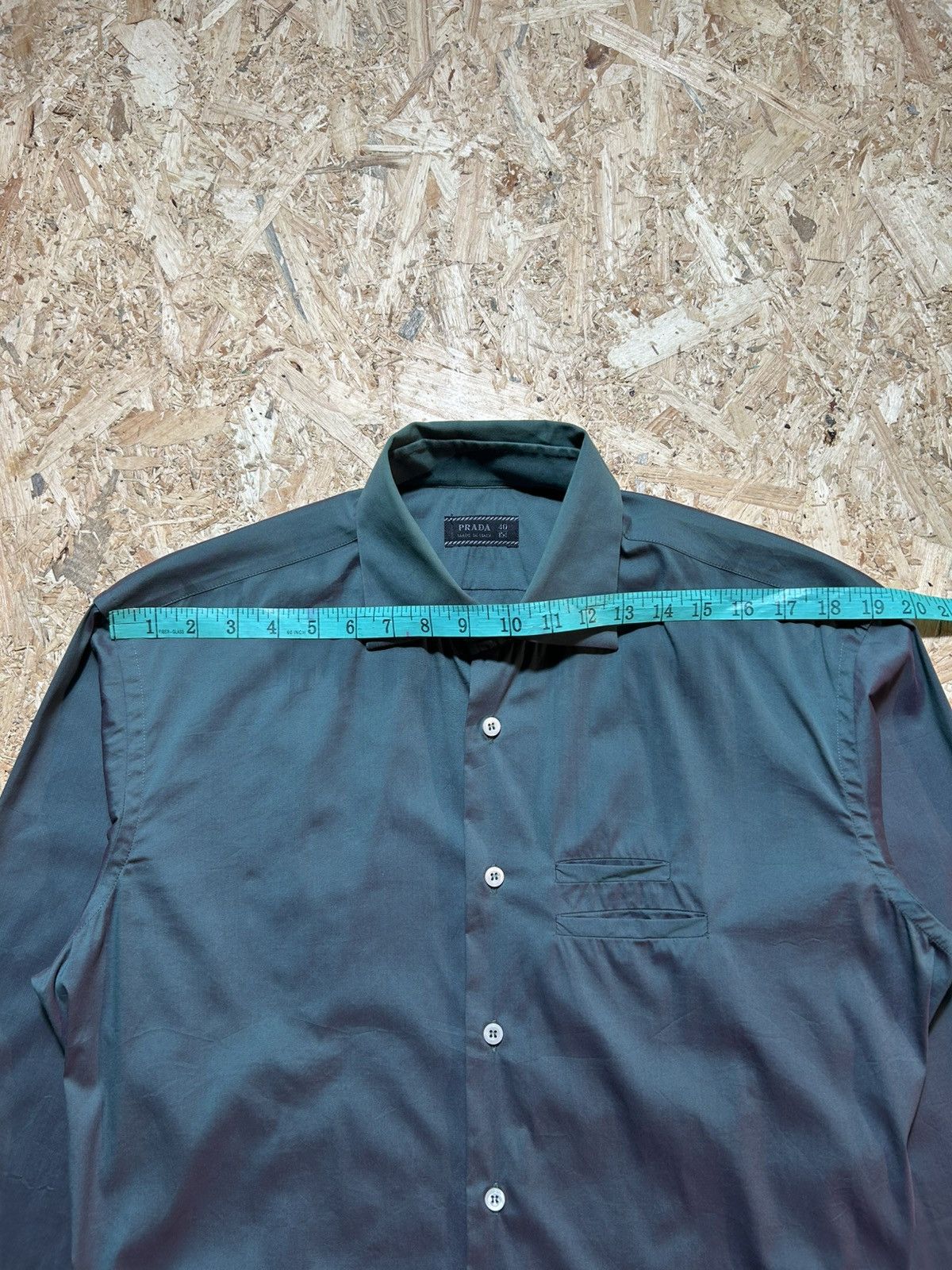 Prada Prada Button Up Long Sleeve Shirt Size US M / EU 48-50 / 2 - 14 Thumbnail