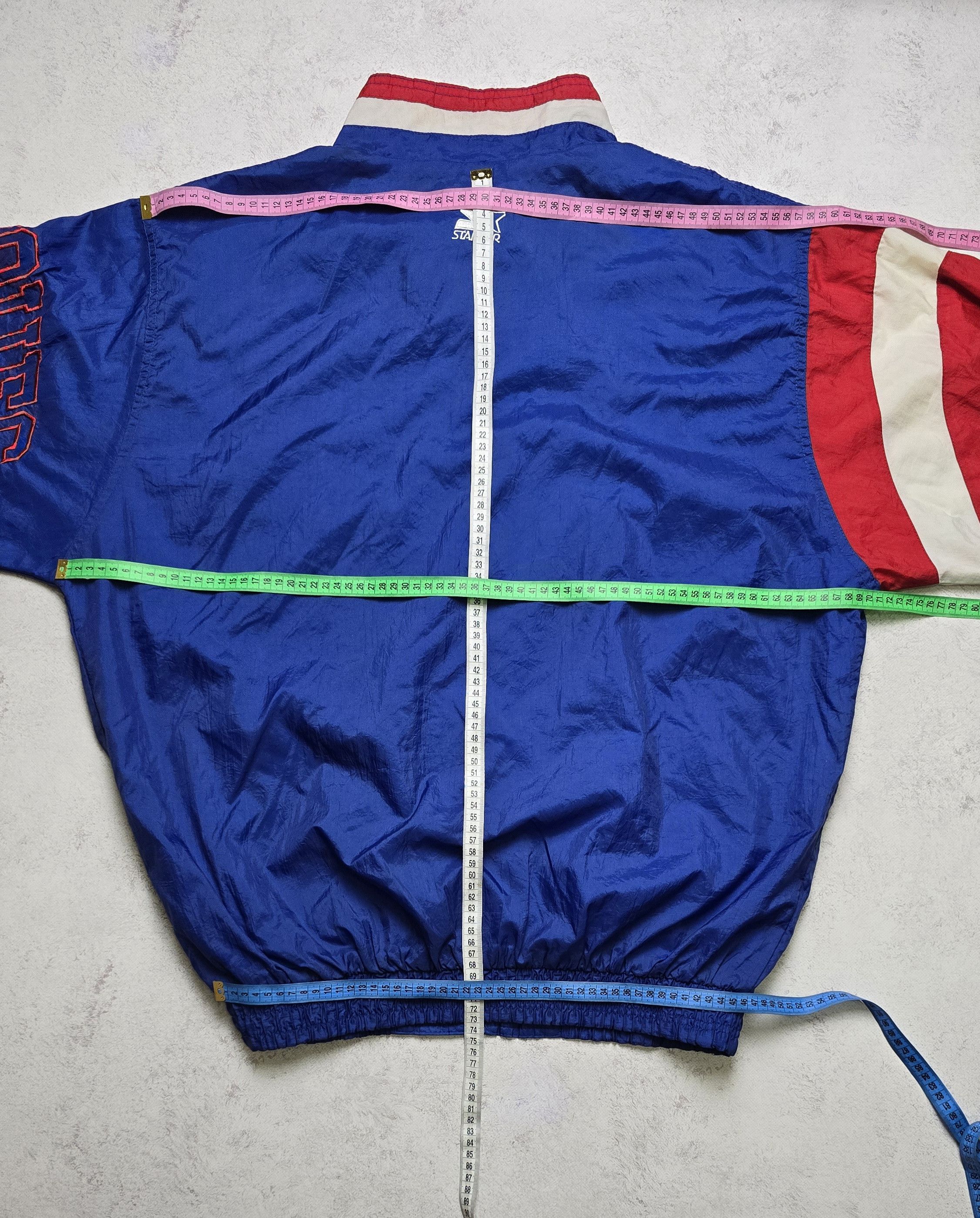 Starter Starter Quebec Nordiques Jacket 90s Vintage Blue Windbreaker Size US XL / EU 56 / 4 - 5 Thumbnail