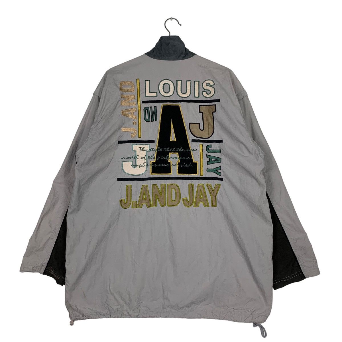 Japanese Brand J. AND JAY Wide Villege Big Logo Light Jacket #0896-C40 Size US L / EU 52-54 / 3 - 1 Thumbnail