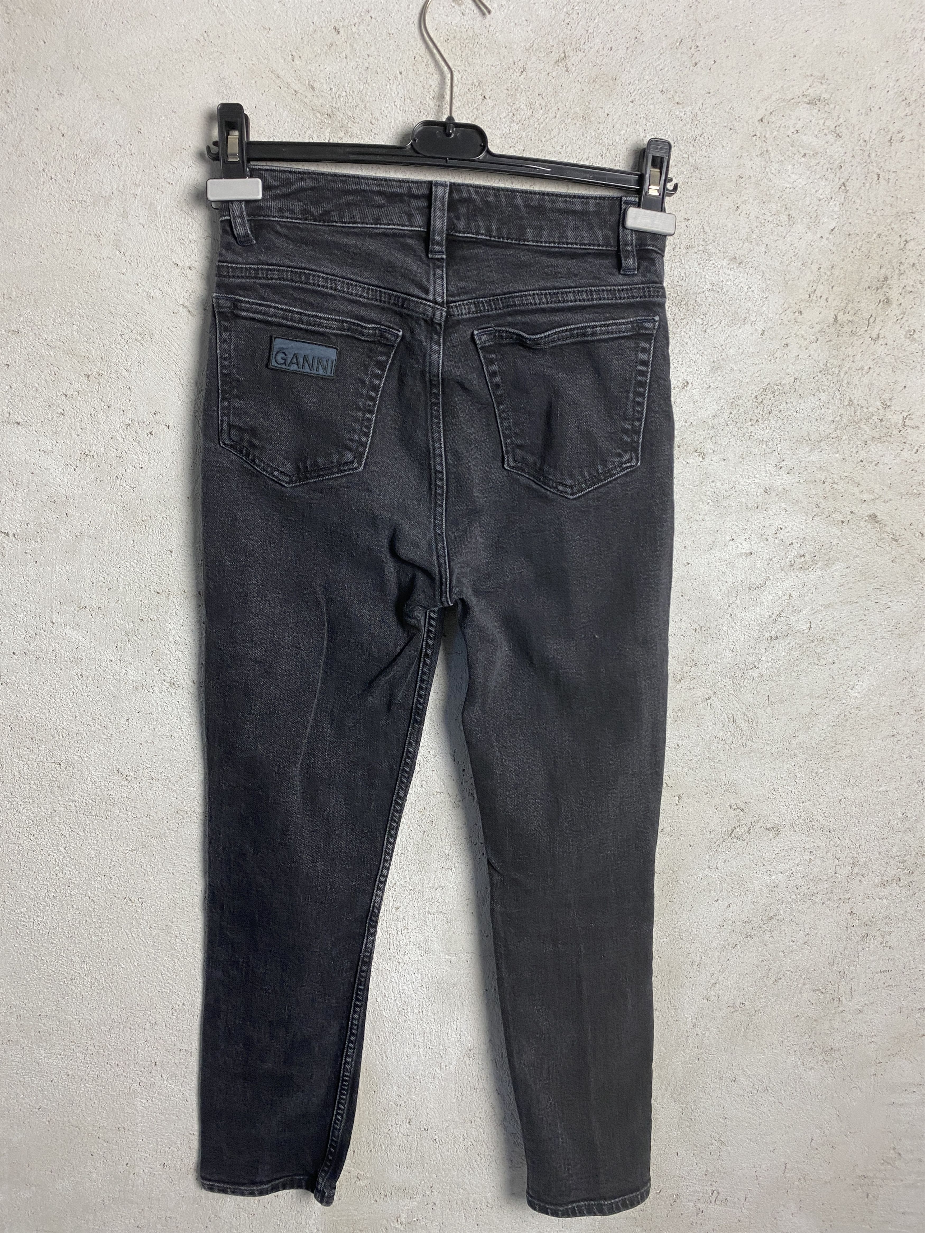 Ganni Ganni Denim Core Cutye Cropped denim jeans pants Size 26" / US 2 / IT 38 - 1 Thumbnail