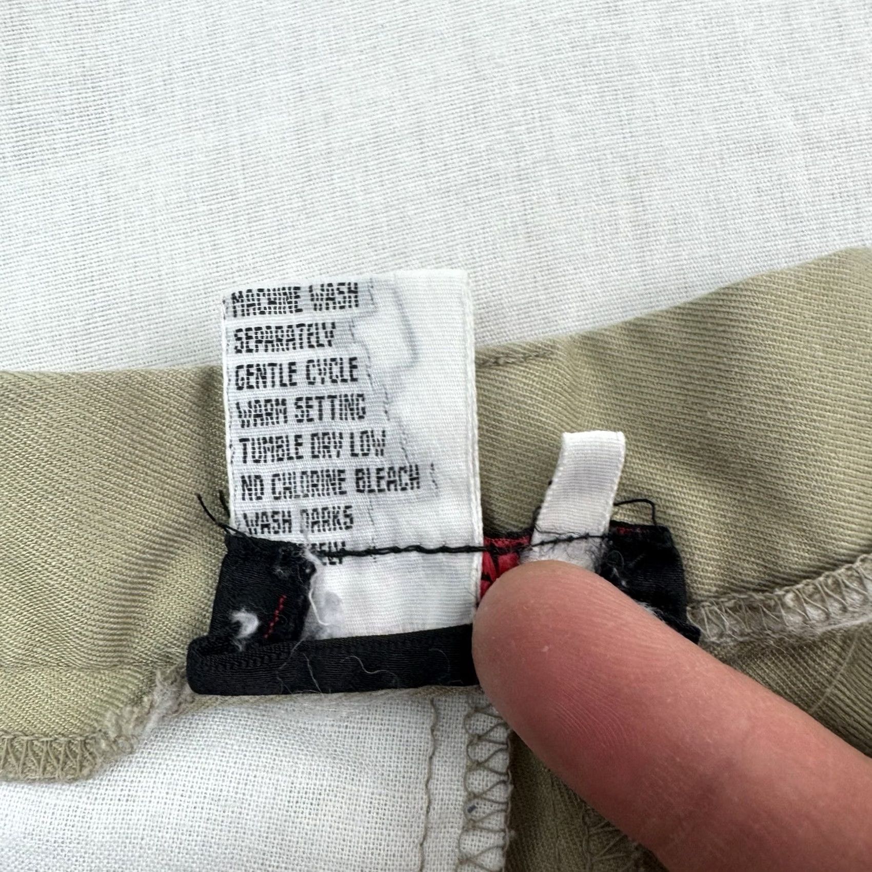 Casablanca VINTAGE Casablanca Shorts Womens 80s 10 High Waisted Hipster Mom Beige Cotton Polyester Casual Womens Size 32" / US 10 / IT 46 - 6 Thumbnail