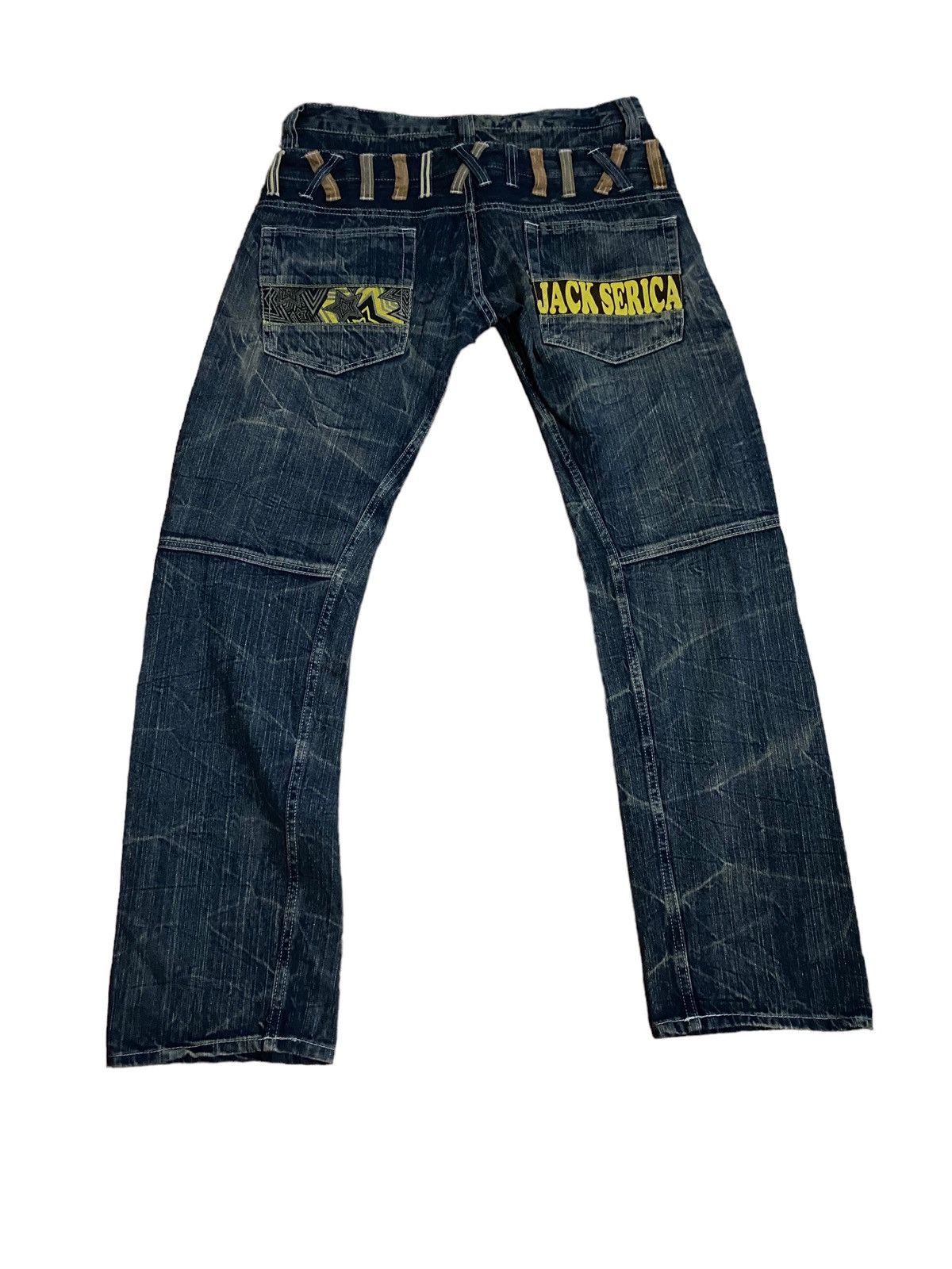 Hysteric Glamour Vintage Jack Serika Double Waist Lightning Style Size US 33 - 2 Thumbnail