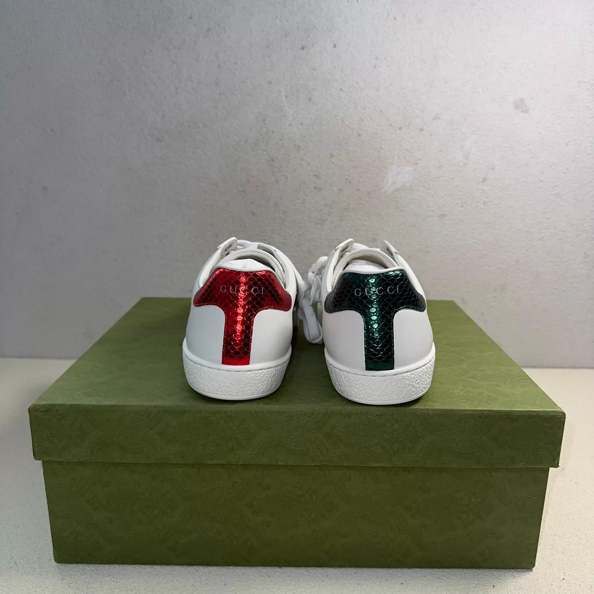 Gucci GUCCI ACE Platform Lace-Up Low-Top Sneaker Men's White 42 Size US 9 / EU 42 - 3 Thumbnail