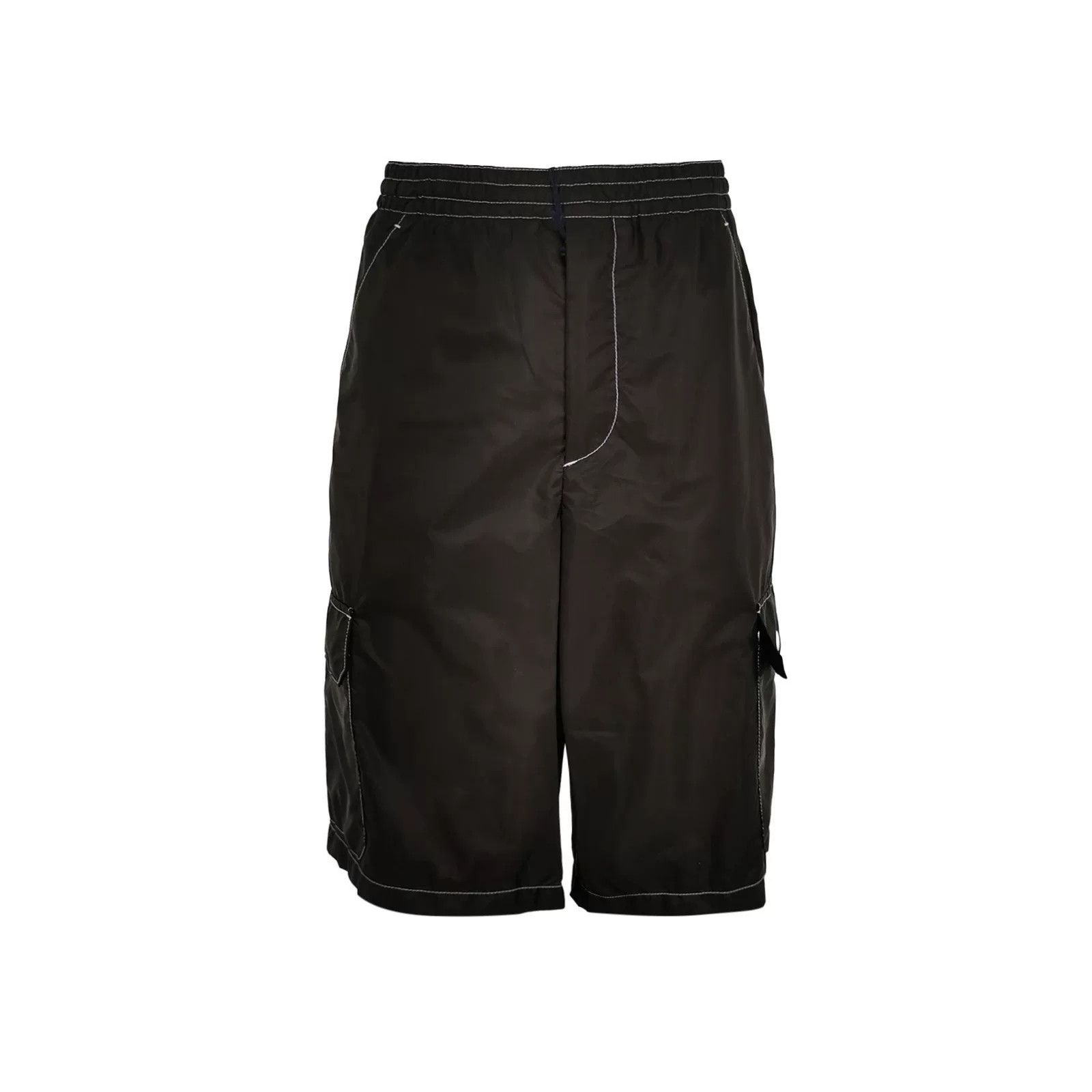 Prada Black Recycled Nylon Shorts XS