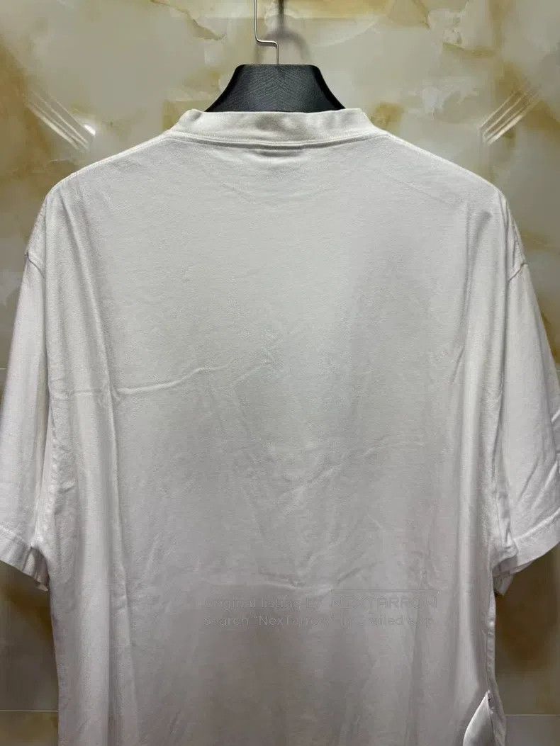 Balenciaga Balenciaga Embroidered Logo Short Sleeve T-shirt with Ribb Size US M / EU 48-50 / 2 - 6 Thumbnail