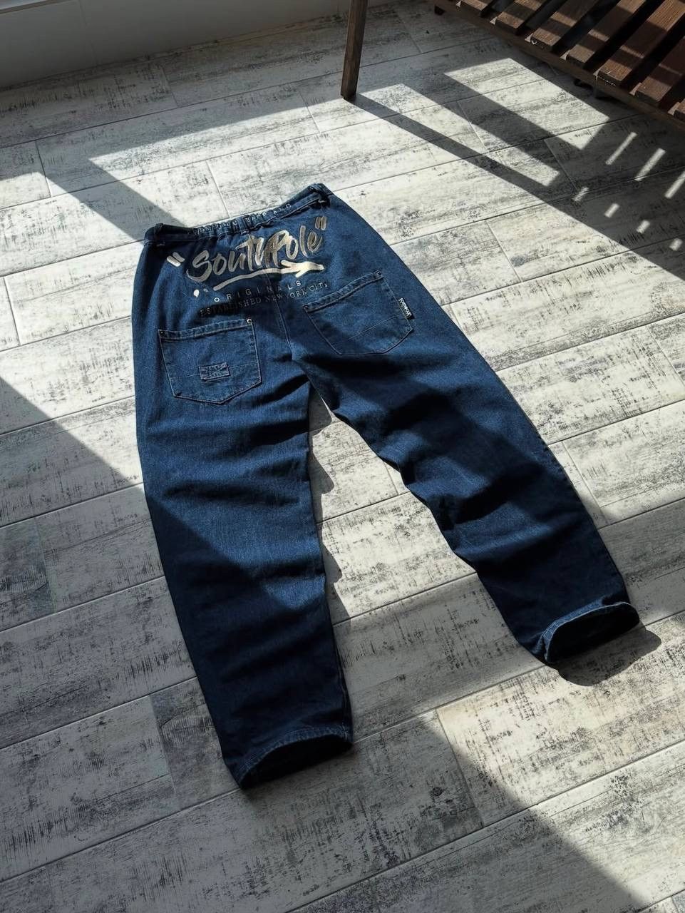 Southpole Southpole baggy big logo denim jeans Size US 34 / EU 50 - 3 Thumbnail