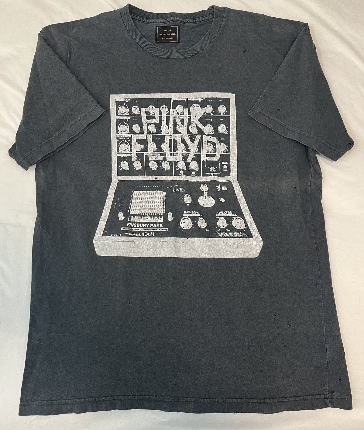 Band Tees × Pink Floyd × Vintage Pink Floyd Rainbow Theatre, Finsbury Park, London tee Size US L / EU 52-54 / 3 - 1 Thumbnail