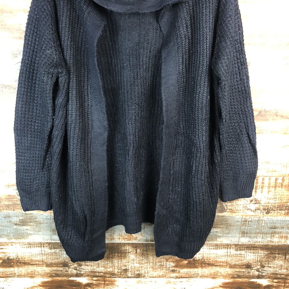 Homespun Knitwear Gantiel Dark Blue Cardigan Hoodie Knitwear #A1816 Size US M / EU 48-50 / 2 - 6 Thumbnail
