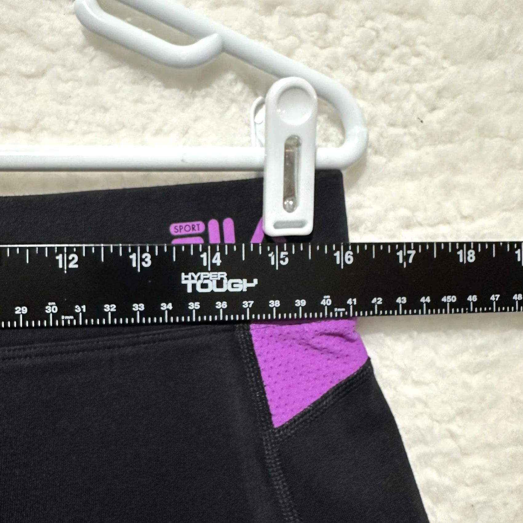 Fila Fila Sport Skort Black Purple Stretch Pull On Back Zip Pocket Skirt Size Medium Women Athletic Summer Tennis Golf N/A Size 32" / US 10 / IT 46 - 6 Thumbnail