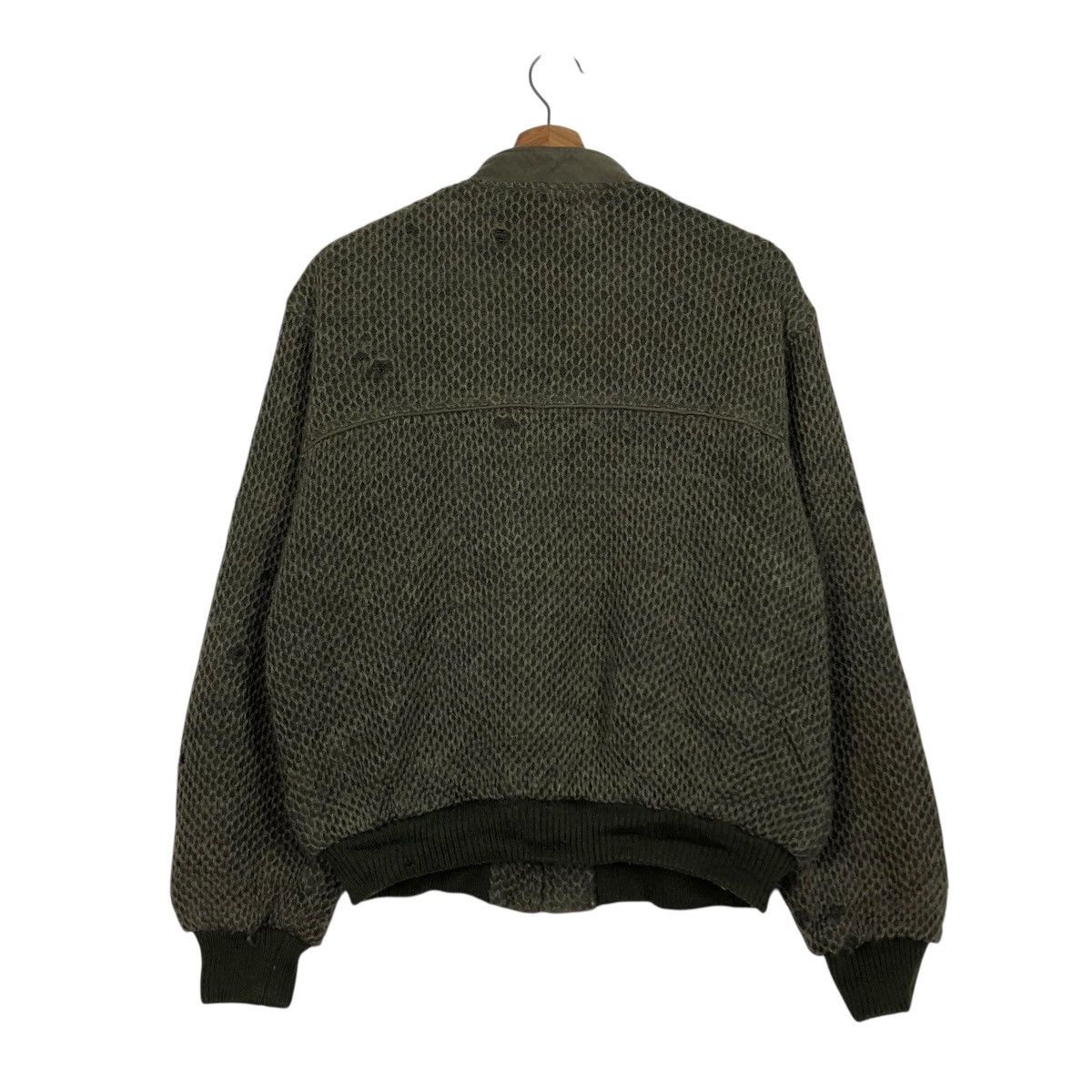 Japanese Brand 🔥DISTRESSED BIKER BOMBER JACKET KINGS WELL ISSEY MIYAKE Size US L / EU 52-54 / 3 - 10 Thumbnail