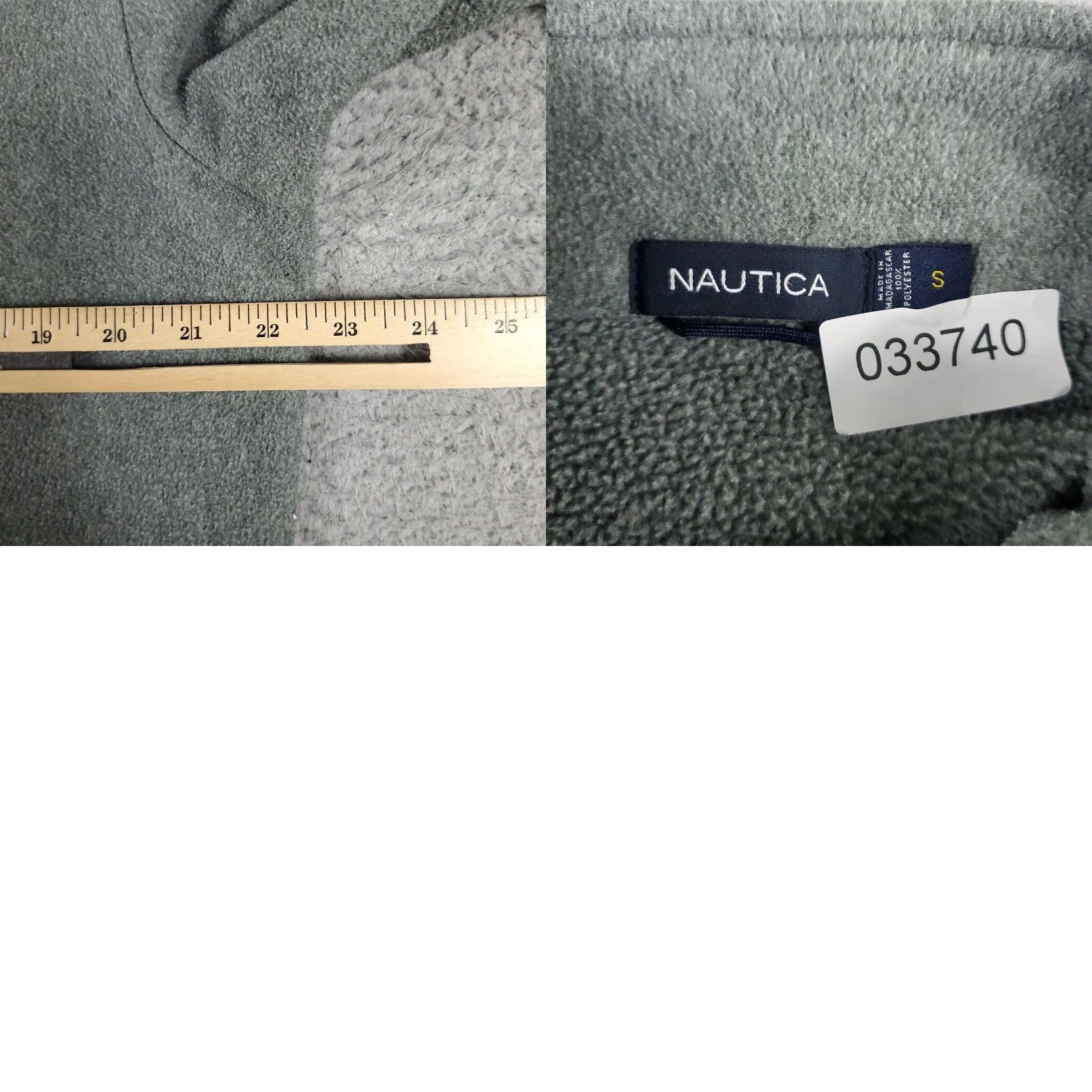 Nautica Nautica Mens Small Gray Sweater Casual 1/4 Zip Up Pullover Extra Large XL Sweatshirt Size US S / EU 44-46 / 1 - 8 Thumbnail
