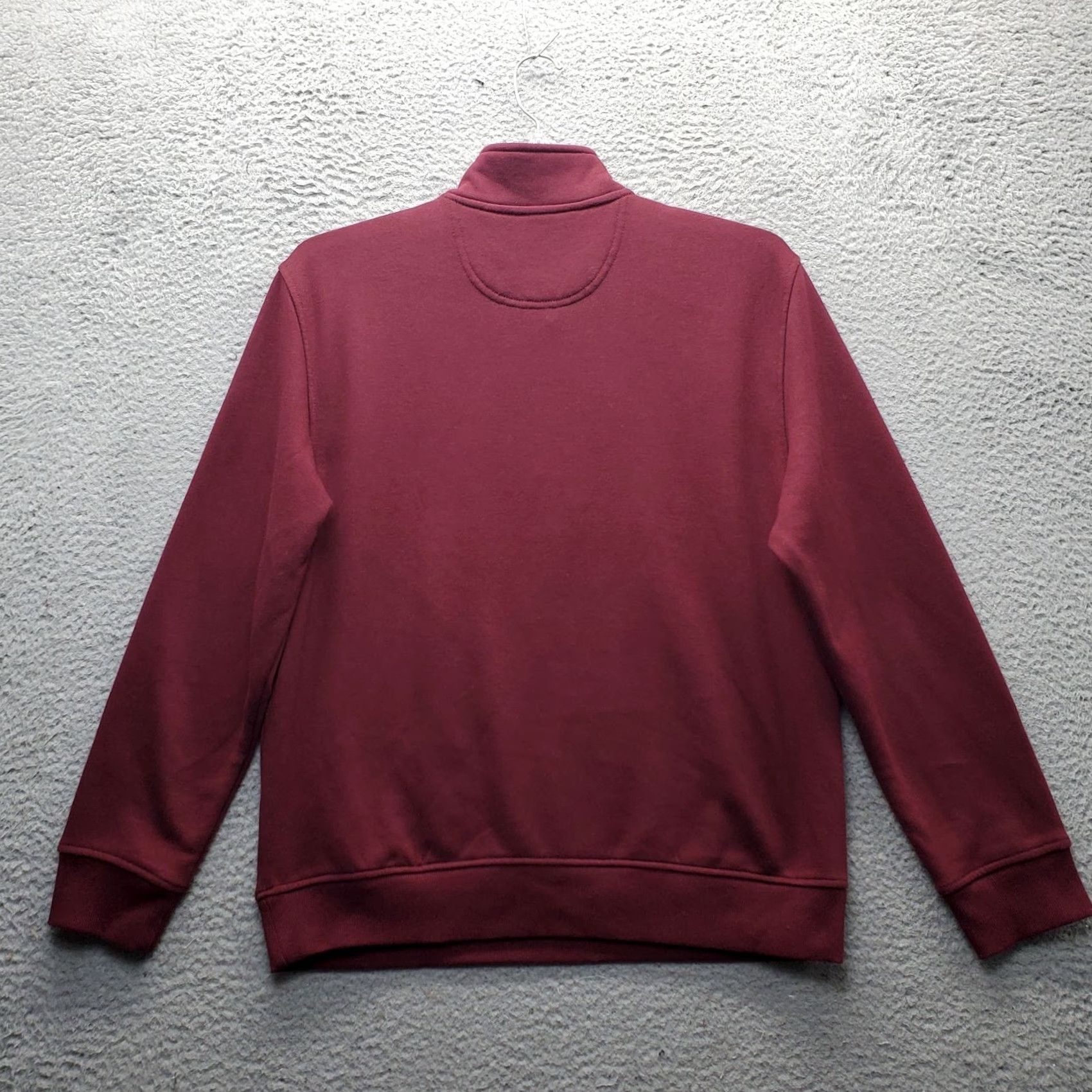 Izod IZOD Golf Sweatshirt Mens M Dark Red Stretch 1/4 Zip EUC Size US M / EU 48-50 / 2 - 2 Thumbnail