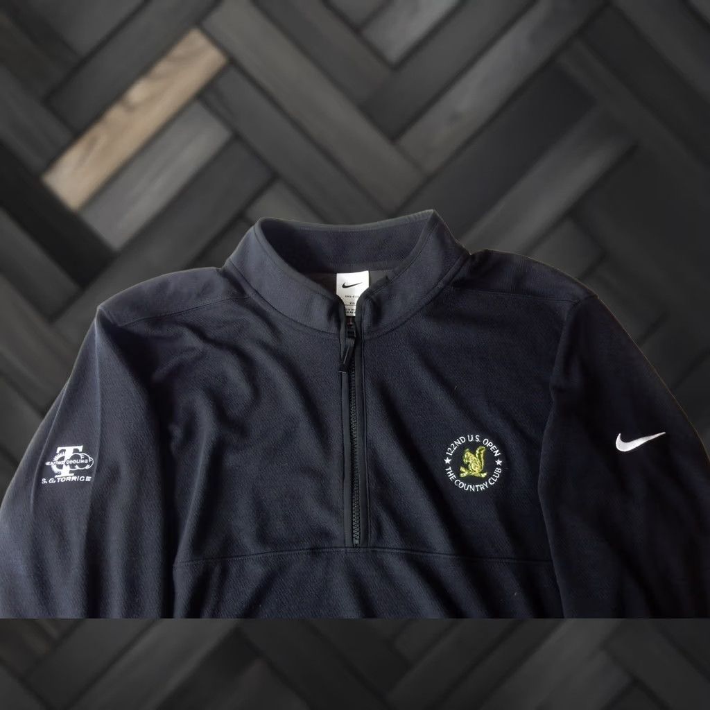 Nike Nike Men's Sweatshirt 2XL Black Pullover Solid Country Club 122nd US Open Mens Size US XXL / EU 58 / 5 - 1 Thumbnail