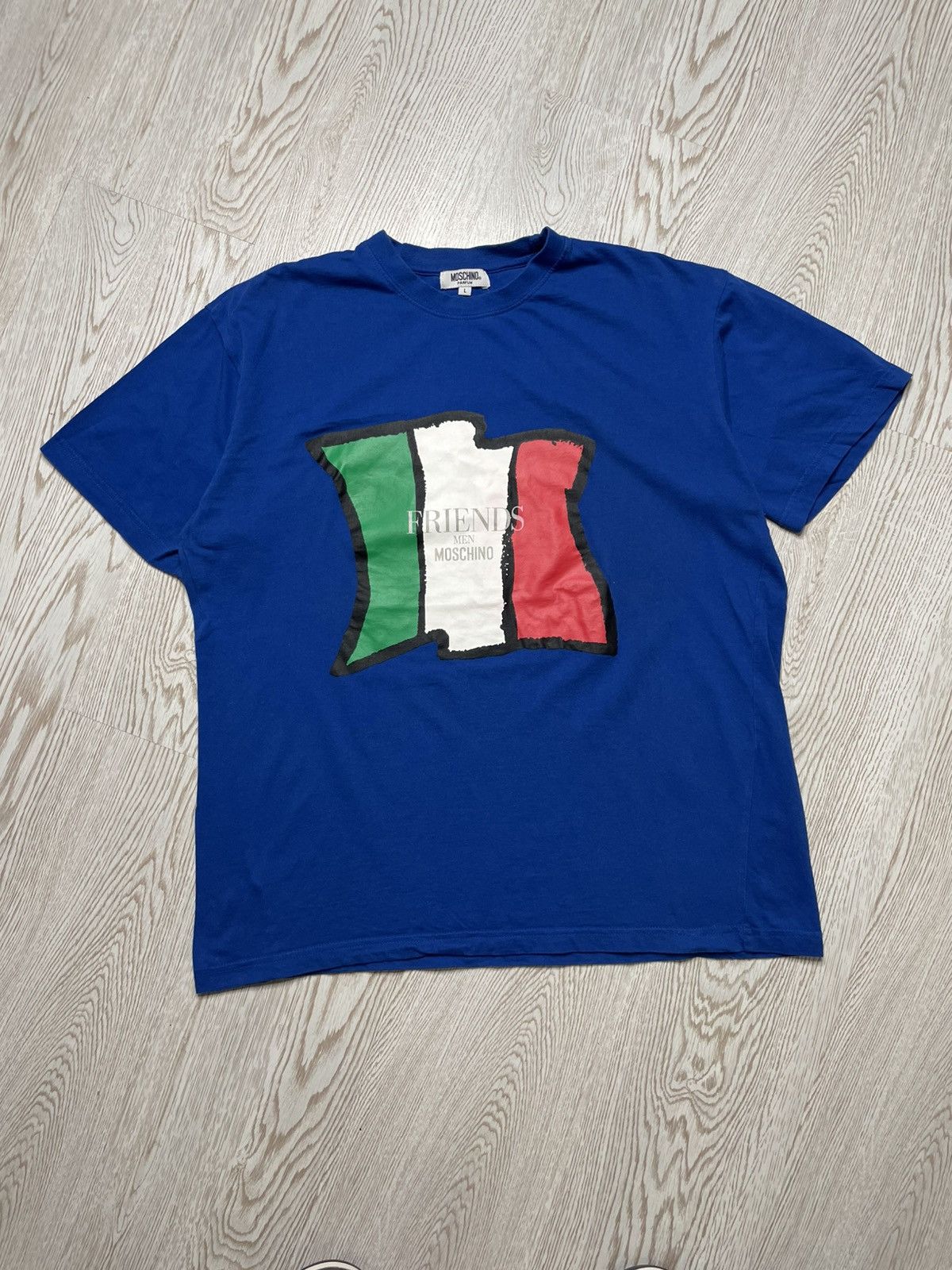 Moschino Moschino Men’s blue t shirt Size US L / EU 52-54 / 3 - 1 Thumbnail