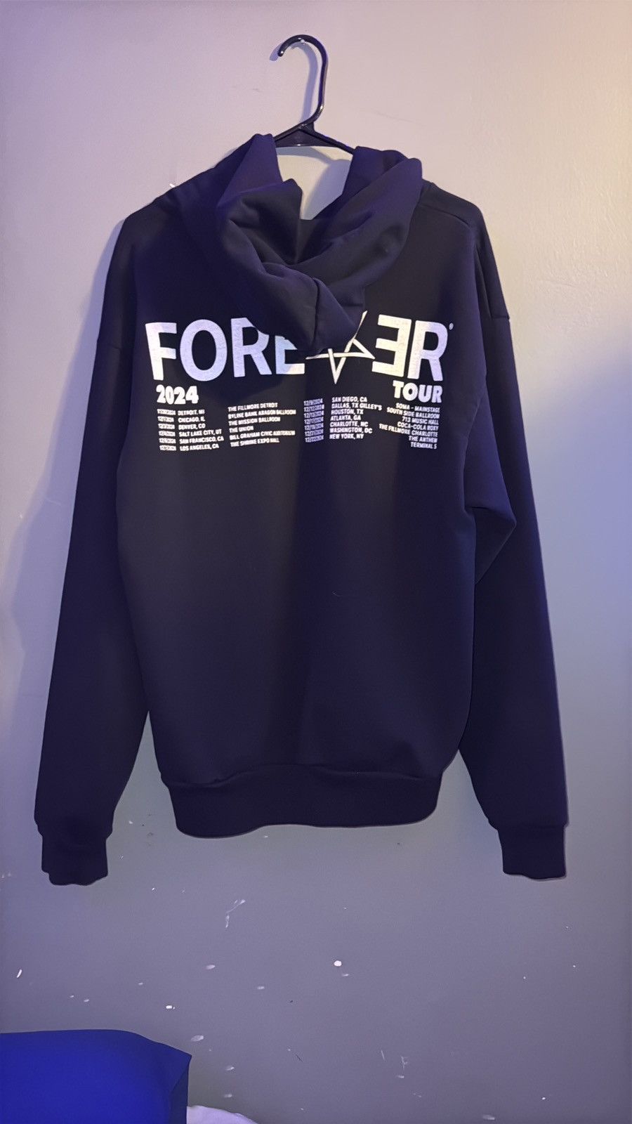 Destroy Lonely Destroy Lonely 2024 ‘FOREVER TOUR’ hoodie Size US M / EU 48-50 / 2 - 2 Thumbnail