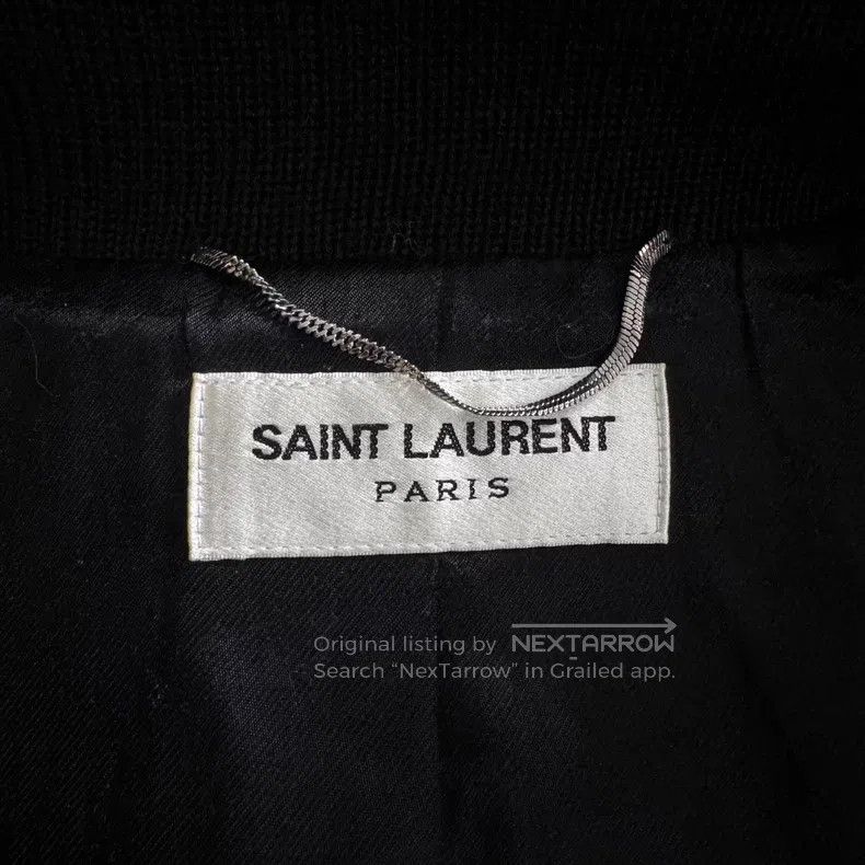 Saint Laurent Paris Saint Laurent Paris Original Baseball Jacket Size US S / EU 44-46 / 1 - 5 Thumbnail