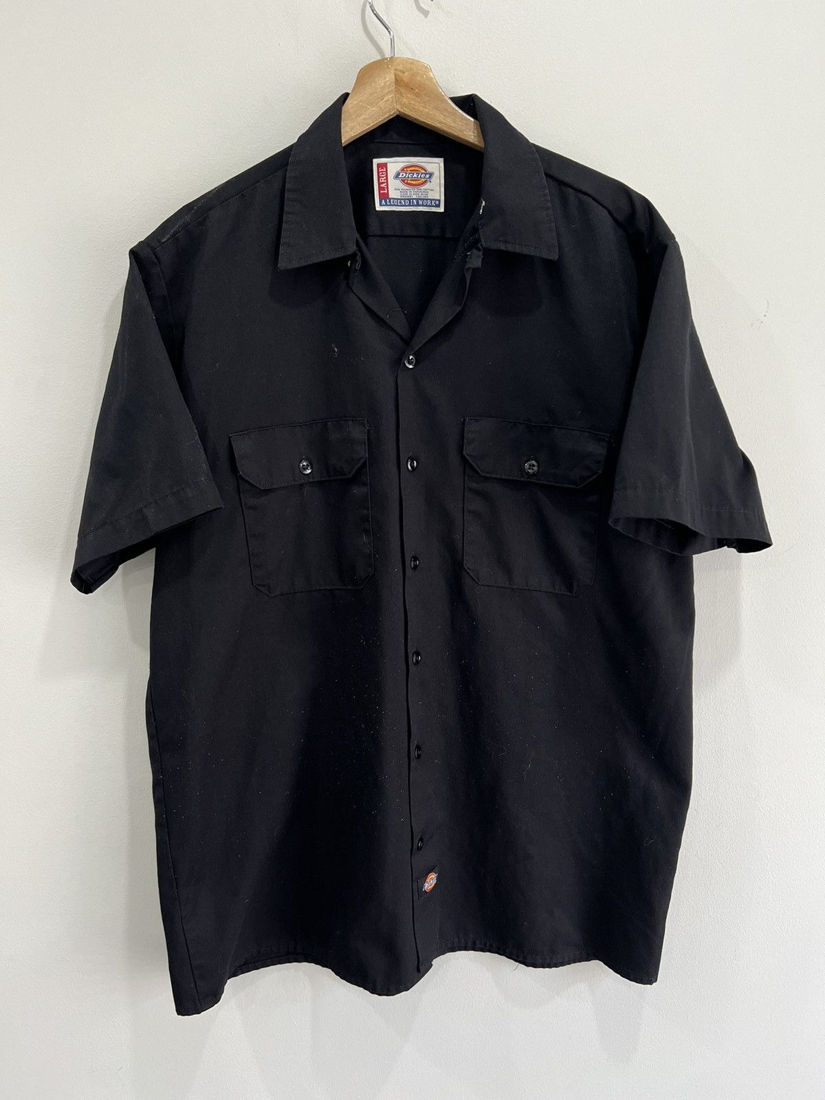 Dickies Vintage Dickies Button Up Short Sleeve Shirt Size US L / EU 52-54 / 3 - 1 Thumbnail