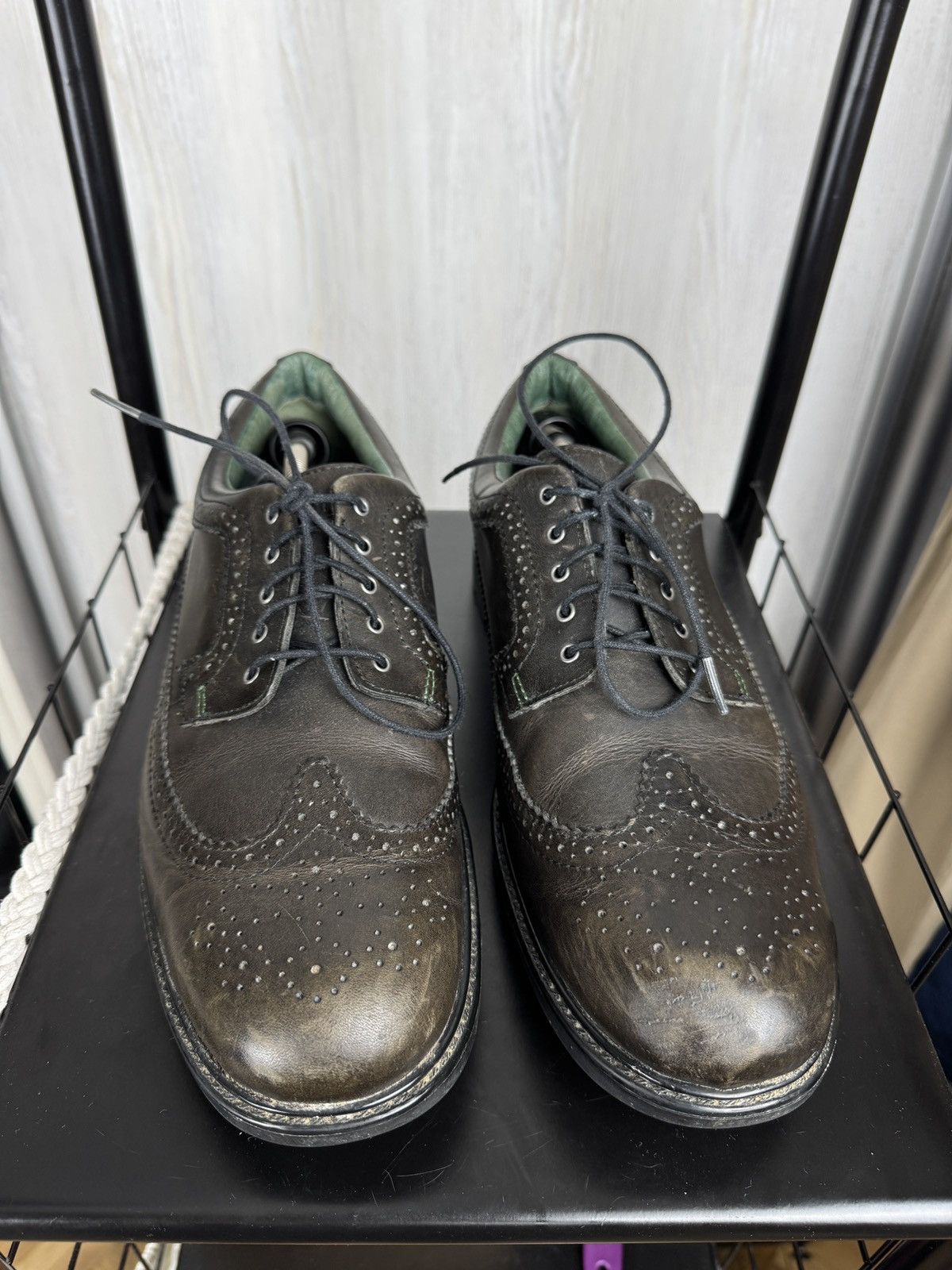 Barbour Barbour Tech black leather Oxford Derby shoes Size US 12 / EU 45 - 6 Thumbnail