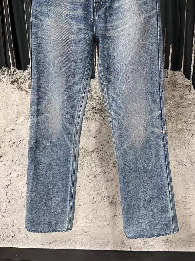 Celine Celine Chain Detail Denim Pants Size 26 27 Size US 26 / EU 42 - 4 Thumbnail