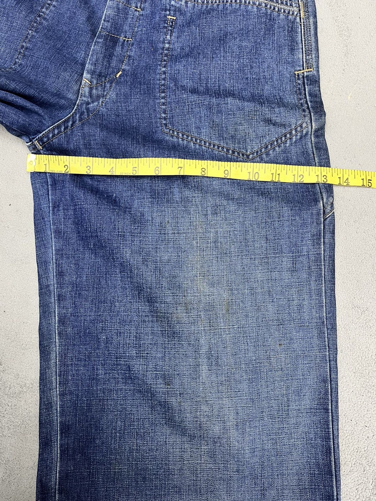 Marithe + Francois Girbaud 🔥MARITHE & FRANCOIS GIRBAUD BACKWARDS PATTERN BAGGY JEANS Size US 31 - 17 Thumbnail