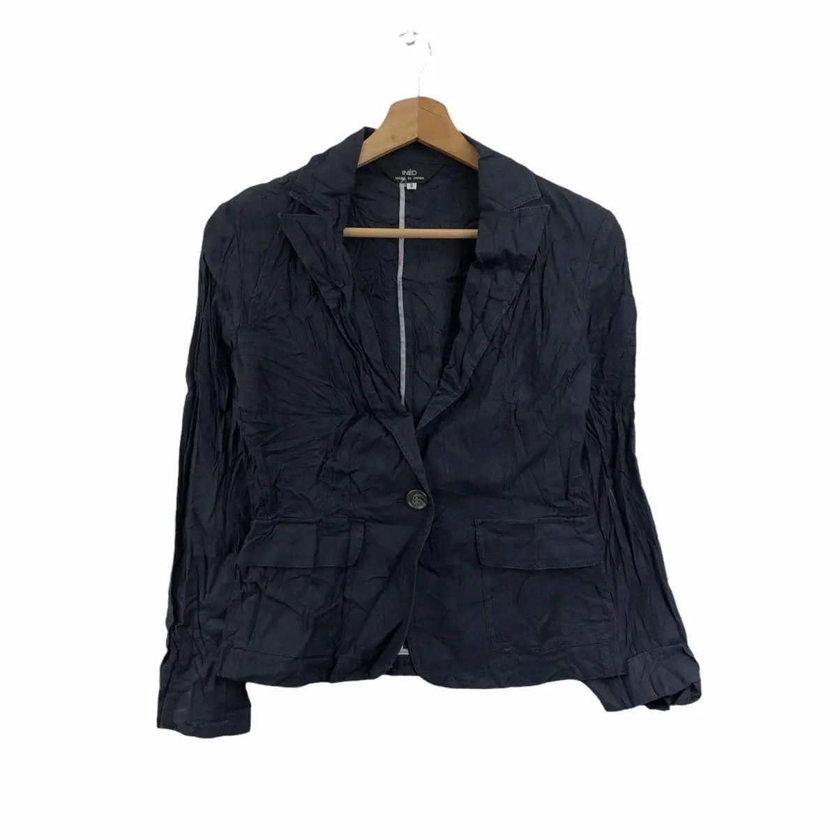 Vtg 90’ YOHJI YAMAMOTO INED 1 Button Blazer Sport Coat Made
