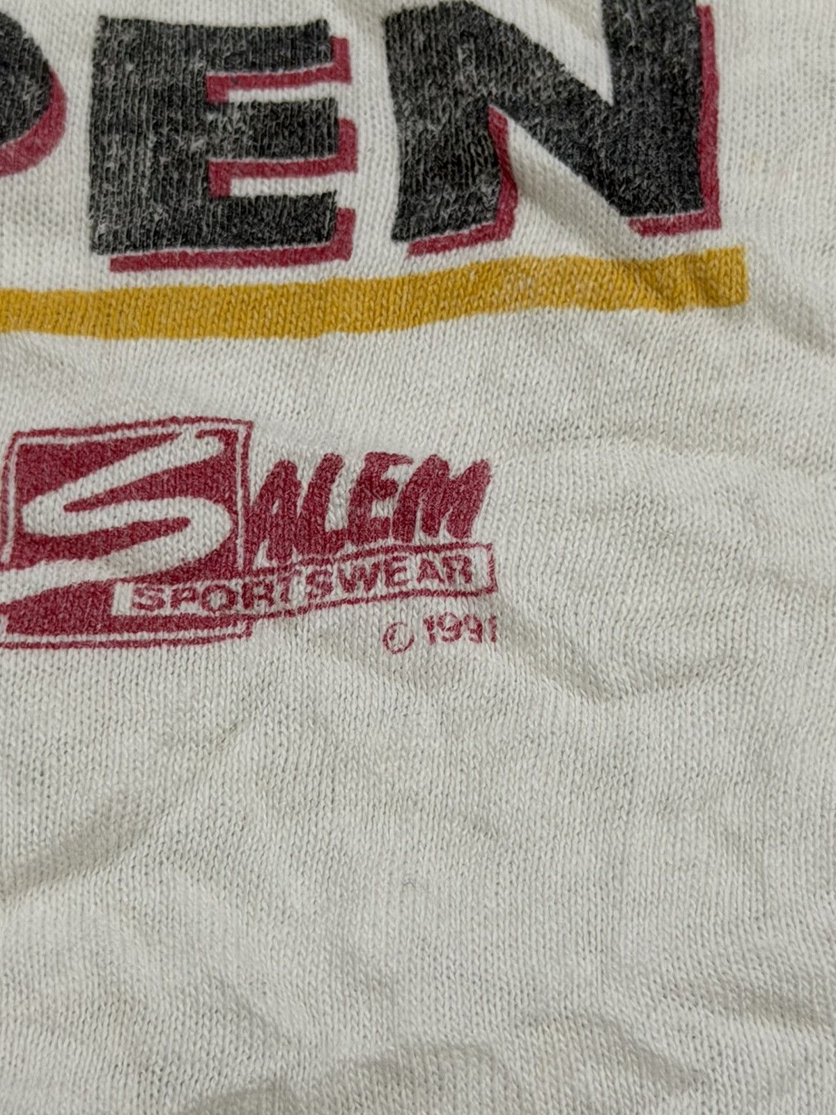 Vintage Vintage 1991 scottie pippen x jordan tshirt Size US L / EU 52-54 / 3 - 10 Thumbnail