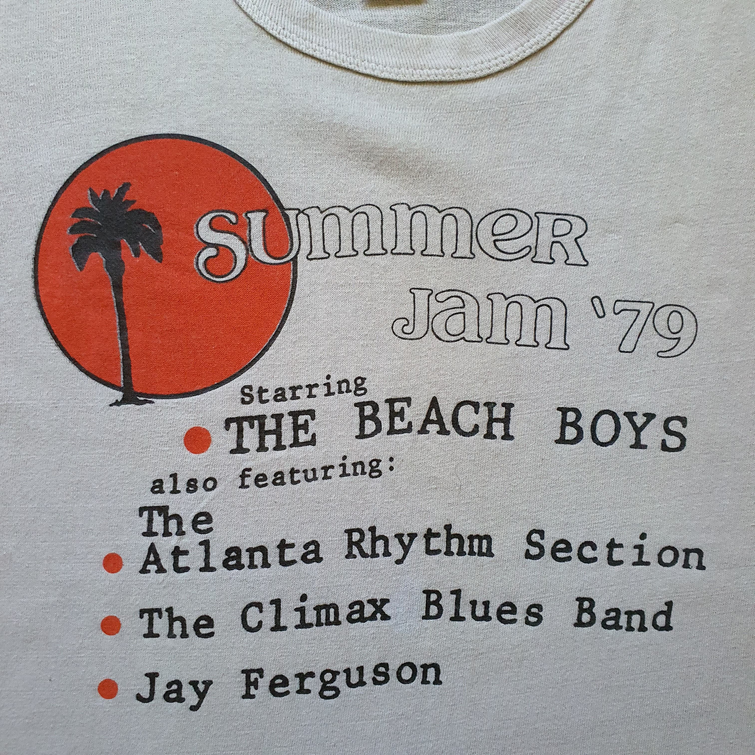 1979 Summer Jam The Beach Boys Vintage rock T shirt size M