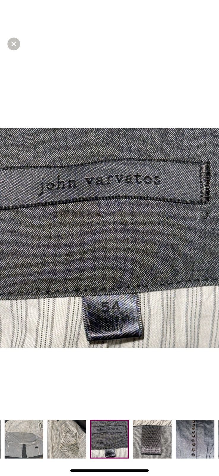 John Varvatos John Varvatos Linen/.Cotton Woodward Jacket 44R Size 44R - 11 Thumbnail