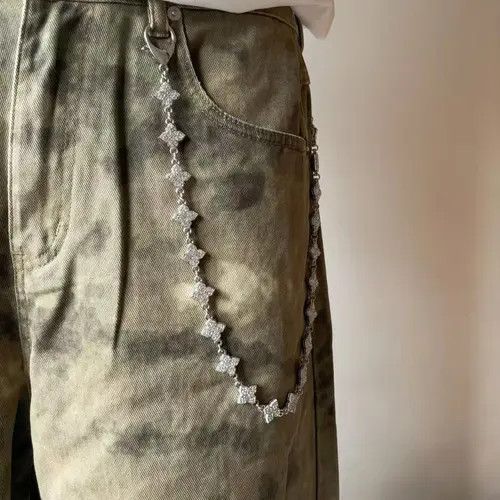 Jewelry Silver Men's Chain Accessory with Clasp, Stylish Chain Size ONE SIZE - 6 Thumbnail