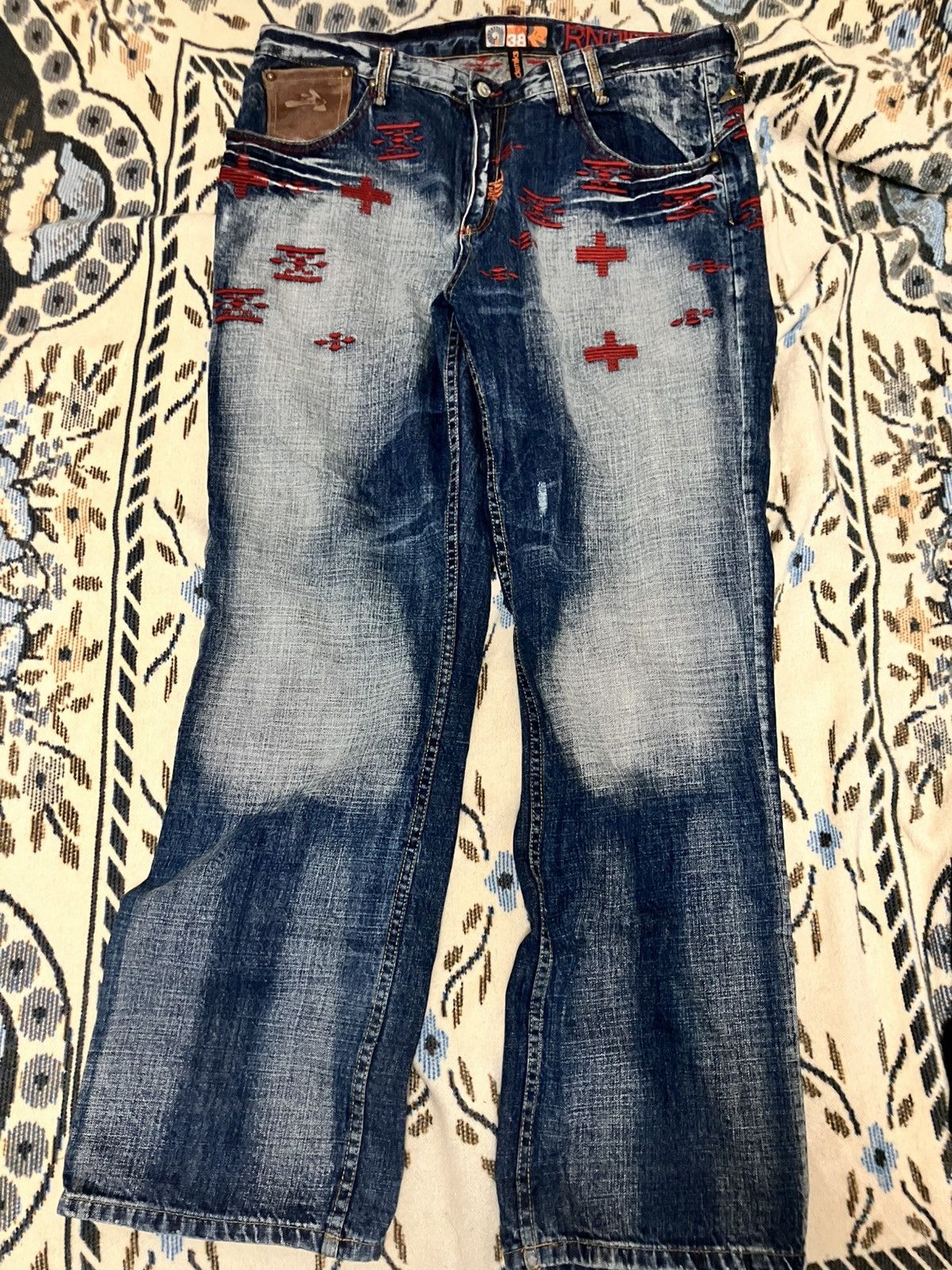 Vintage Western jeans Size US 38 / EU 54 - 1 Thumbnail