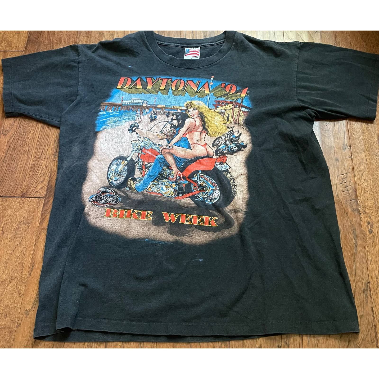 Other Vintage 1994 Daytona Beach Bike Week Bikini Babe T-Shirt | Grailed