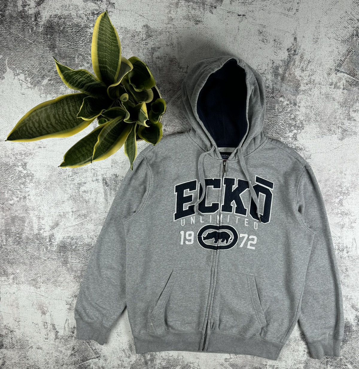 Ecko Unltd. Vintage Ecko Unltd Y2K Hip Hop Skateboarding Rap Zip Hoodie Size US L / EU 52-54 / 3 - 1 Thumbnail