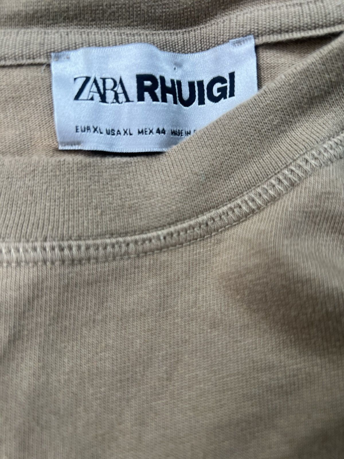 Rhude × Zara Logo T-Shirt Rhude x Zara Rhuigi Size US XL / EU 56 / 4 - 2 Thumbnail